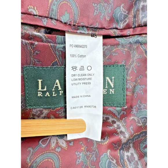 Lauren Ralph Lauren Corduroy Blazer Jacket Men's Size XL Brownish Tan Classic - Picture 6 of 16